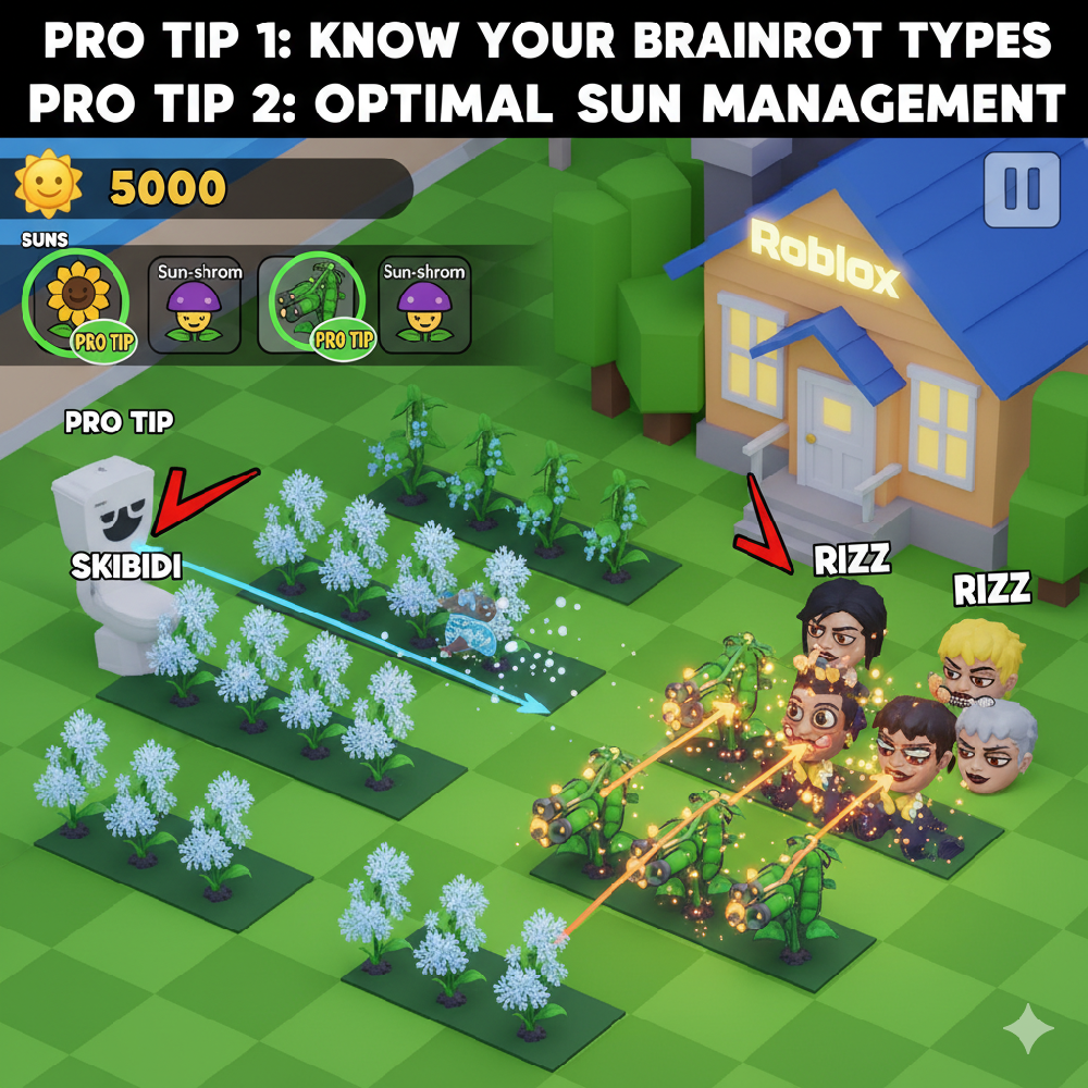 Plants vs Brainrots Roblox pro tips